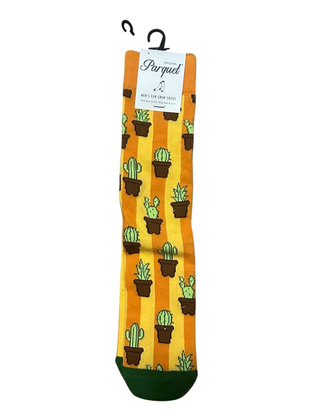 Men’s Cactus Novelty Fun Socks NWT Size 10-13